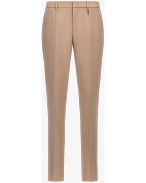 Roberto Cavalli Tailored Trousers With Fang - White