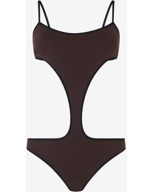 Roberto Cavalli One-Piece Swimsuit With Cut-Out - Multicolour