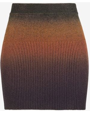 Roberto Cavalli Knit Mini Skirt - White