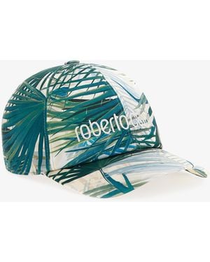 Roberto Cavalli Cap With Logo - Blue