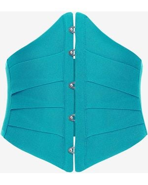 Roberto Cavalli Corset With Hooks - Blue