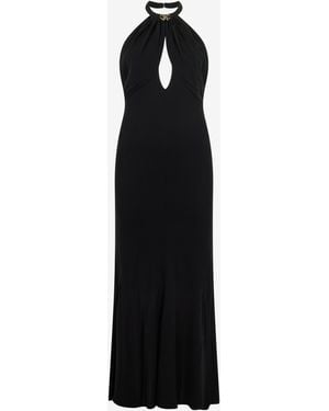 Roberto Cavalli Midi Dress - Black