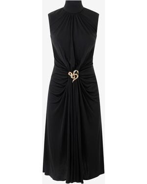 Roberto Cavalli Midi Dresses - Black