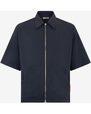 Roberto Cavalli Camicia Blu