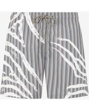 Roberto Cavalli Graue Badebekleidung