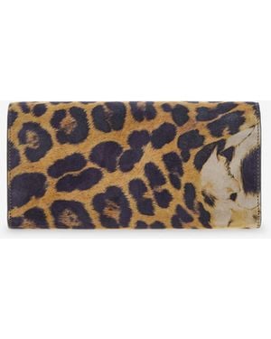 Roberto Cavalli Portafoglio Con Monogram Rc - Bianco