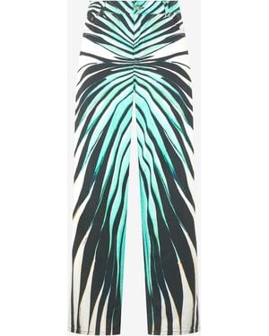 Roberto Cavalli Ray Of Sea Print Pants - Multicolor