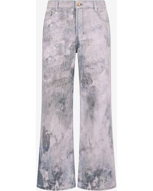 Roberto Cavalli Straight Leg Jeans - Multicolor