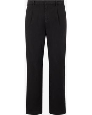 Roberto Cavalli Pleated Trousers - Black