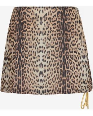 Roberto Cavalli Leopard Print Sarong - Multicolour