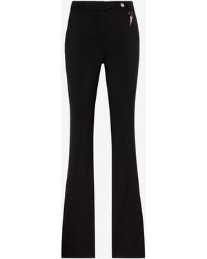 Roberto Cavalli Pantalón De Vestir Tiger Tooth - Negro