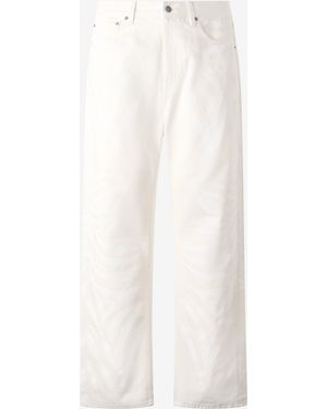 Roberto Cavalli Printed Five-Pocket Trousers - White