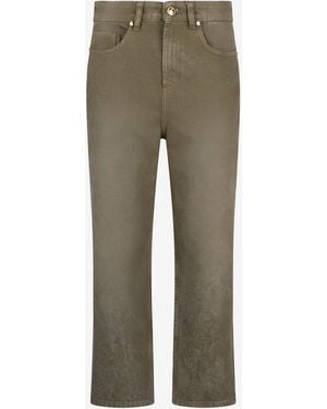 Roberto Cavalli Cropped Jeans - Green
