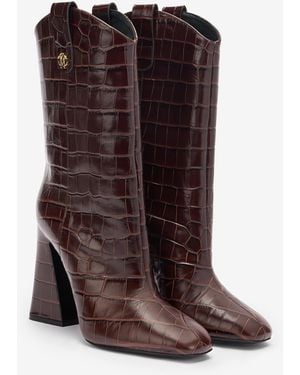 Roberto Cavalli Boots With Rc Logo - Multicolour