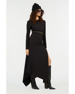 Roberto Cavalli Just Cavalli Asymmetric Hem Dress - Black