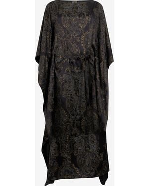 Roberto Cavalli Ornamental Print Dress - Black