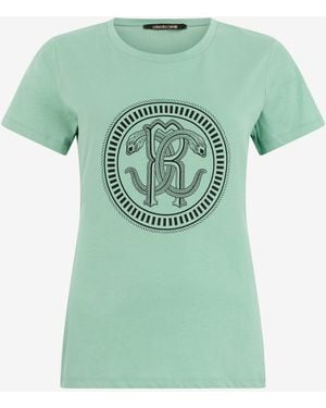 Roberto Cavalli Sage T-Shirt - Green