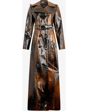 Roberto Cavalli Trench Coat Used Effect - White