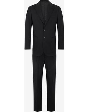 Roberto Cavalli Cotton Suit - Black
