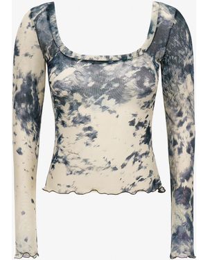 Roberto Cavalli Appaloosa Print Top - White
