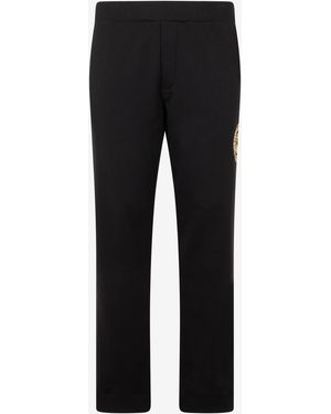 Roberto Cavalli Cotton Trousers - Black