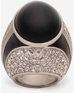 Roberto Cavalli Bague Noire - Gris