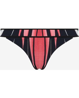 Roberto Cavalli Bikini-Unterteil Badeanzug Mit Ray Of Paradise-Print - Blau