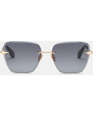 Roberto Cavalli Gafas De Sol Sin Montura Delanteras - Azul