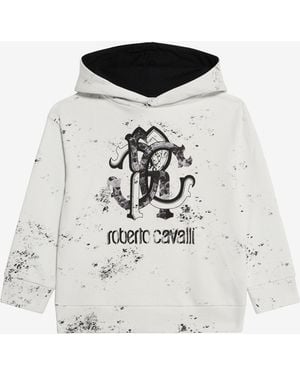 Roberto Cavalli Sweatshirt With Monogram Rc - Multicolor