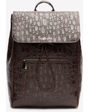 Roberto Cavalli Rucksack Mit Krokoschuppen-Effekt - Mehrfarbig