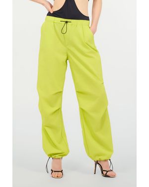 Roberto Cavalli Sport Pants With Jc Monogram On Back - Yellow