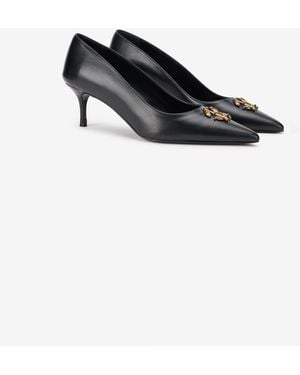 Roberto Cavalli Pumps With Jewel Embellishment - Black