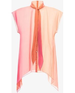 Roberto Cavalli Bow Detail Shirt - Pink
