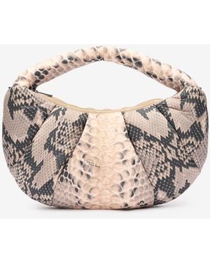 Roberto Cavalli Medium Venezia Bag With Print - Multicolor