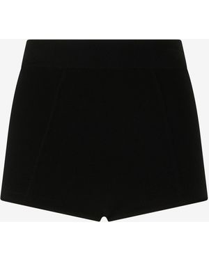 Roberto Cavalli High-Rise Shorts - Black