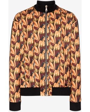 Roberto Cavalli Graphic-Print Track Jacket - Multicolor