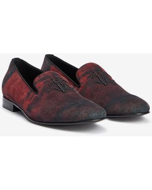 Roberto Cavalli Oriental Slipper With Mirror Snake Monogram - Multicolour