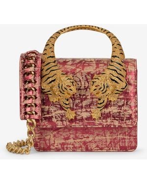 Roberto Cavalli Medium Roar Bag - Rojo