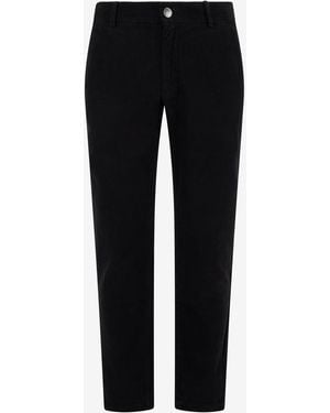 Roberto Cavalli Corduroy Pants Straight-Leg - Black