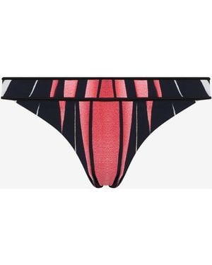 Roberto Cavalli Ray Of Paradise Print Swimsuit Bikini Bottom - Blue