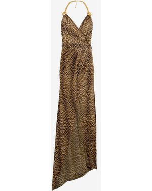 Roberto Cavalli Maxi Dress - White