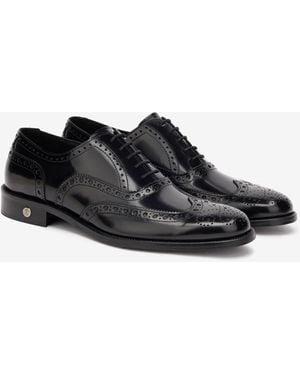 Roberto Cavalli Brogue Derby Loafers - Black
