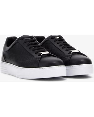 Roberto Cavalli Trainers With Monogram Rc - Black