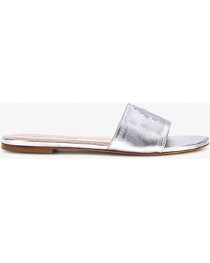 Roberto Cavalli Rc Logo Sandals - White