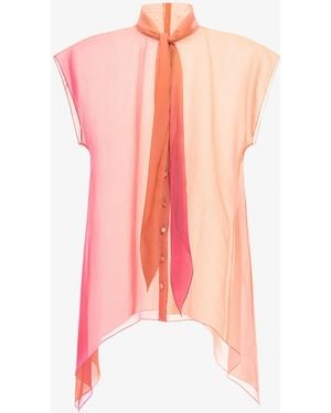 Roberto Cavalli Bow Detail Shirt - Pink
