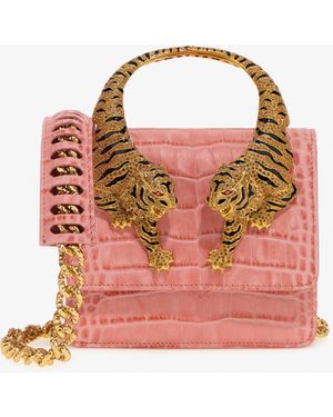 Roberto Cavalli Medium Roar Bag - Pink