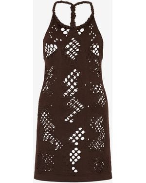 Roberto Cavalli Cut-Out Detail Knitted Dress - Multicolor