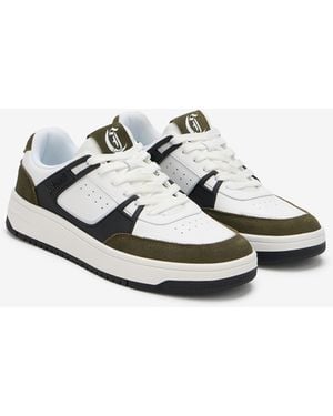 Roberto Cavalli Ledersneaker Mit Elegantem Detail - Mehrfarbig