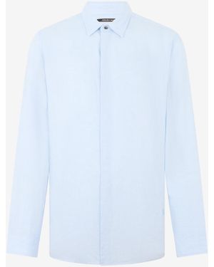 Roberto Cavalli Light Linen Shirt - Blue