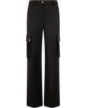 Roberto Cavalli Pantaloni Cargo Eleganti - Nero